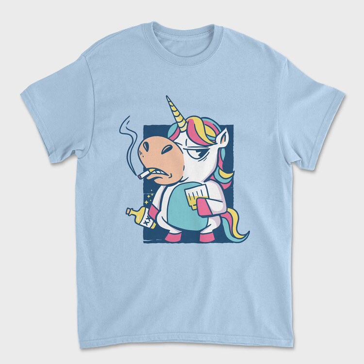 Bad Habits Unicorn, Tricou Barbati (Unisex)