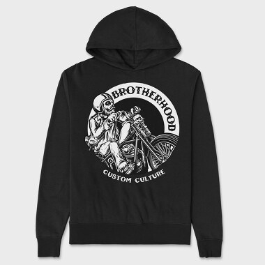 Biker Brotherhood, Hanorac Oversize Barbati (Unisex)