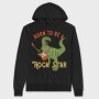 Born To Rock Star, Hanorac Oversize Barbati (Unisex)