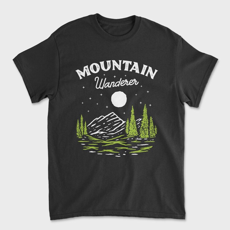 Pine Forest Stroll, Tricou Barbati (Unisex)