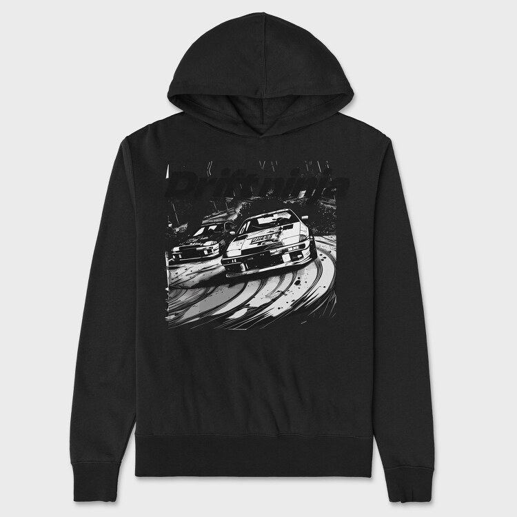 Drift Ninja Drift Racing Competition Cars, Hanorac Oversize Barbati (Unisex)