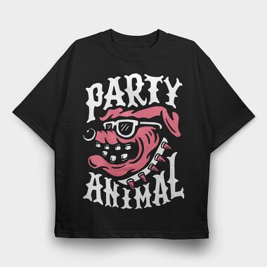 Pink Splash Vibes, Tricou Oversize Barbati (Unisex)