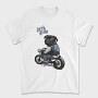 Pug Street Rider, Tricou Barbati (Unisex)