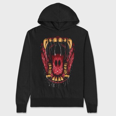 Red Bear Roar, Hanorac Oversize Barbati (Unisex)
