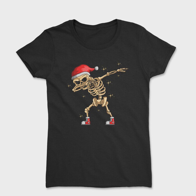 Skeleton Santa Dab, Tricou Femei