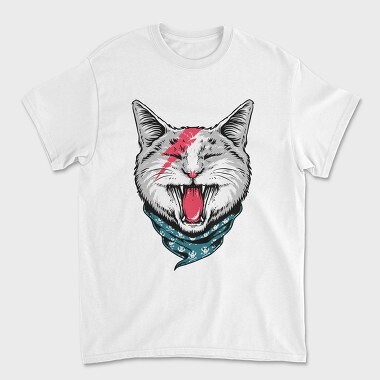 Skull Bandit Cat, Tricou Barbati (Unisex)