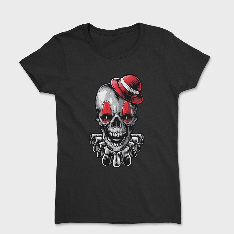 Skull Clown Cap, Tricou Femei