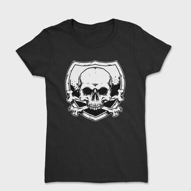 Skull Crossbones Shield, Tricou Femei