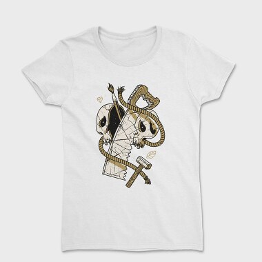 Skull Rope Brush, Tricou Femei