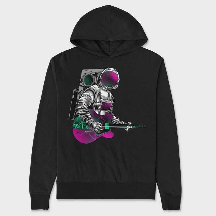 Space Guitar Hero, Hanorac Oversize Barbati (Unisex)