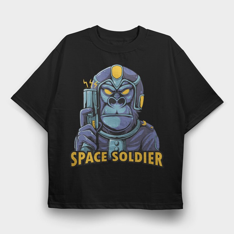 Space Soldier, Tricou Oversize Barbati (Unisex)