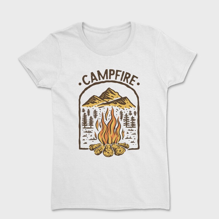 Campfire Mountain Adventure, Tricou Femei