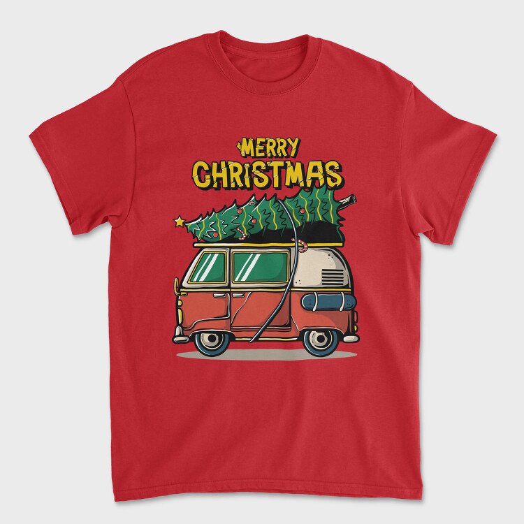 Christmas Van Ride, Tricou Barbati (Unisex)