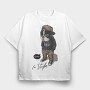 Doggy Boy Style, Tricou Oversize Barbati (Unisex)