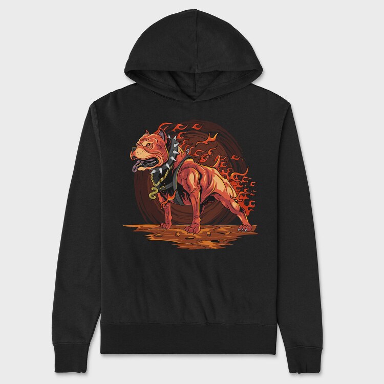 Fiery Dog Dollar, Hanorac Oversize Barbati (Unisex)