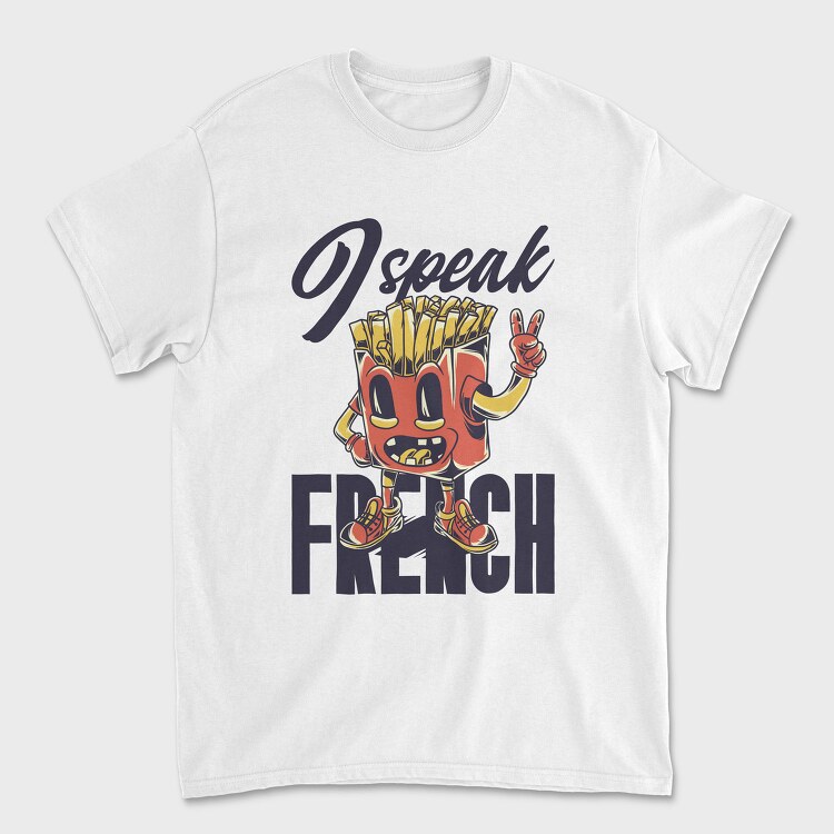 French Fries Peace, Tricou Barbati (Unisex)