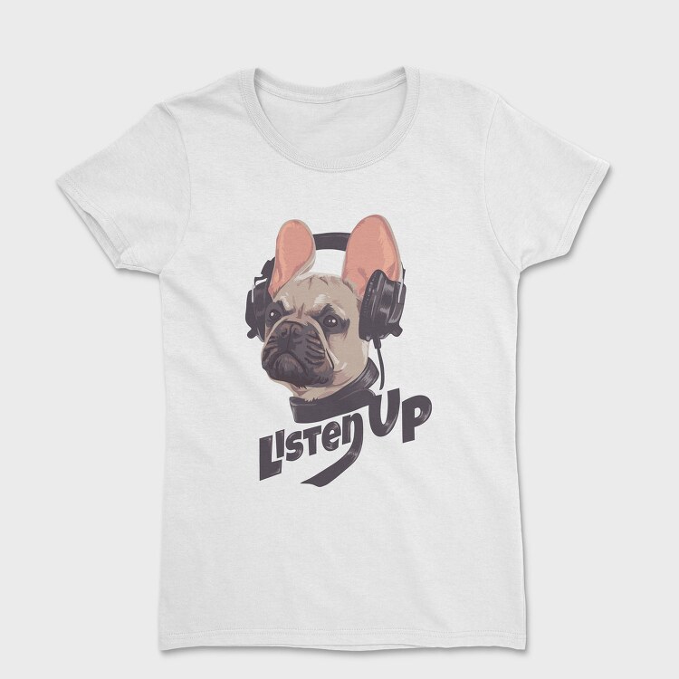 Frenchie Tunes Up, Tricou Femei
