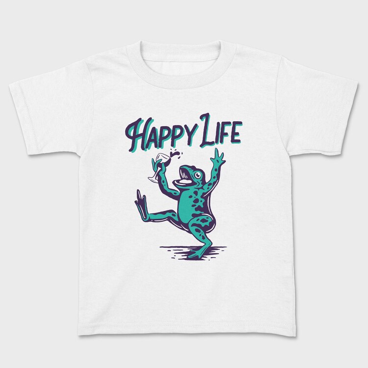 Frogs Happy Life, Tricou Copii