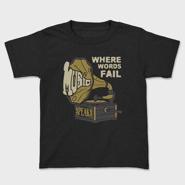 Gramophone Words Fail, Tricou Copii