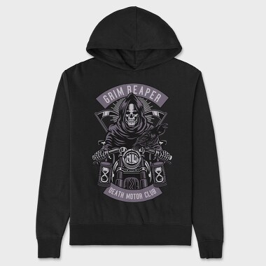 Grim Reaper Club 1, Hanorac Oversize Barbati (Unisex)