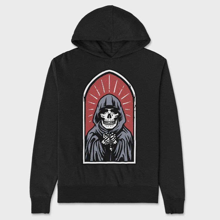 Grim Reaper Halo 1, Hanorac Oversize Barbati (Unisex)