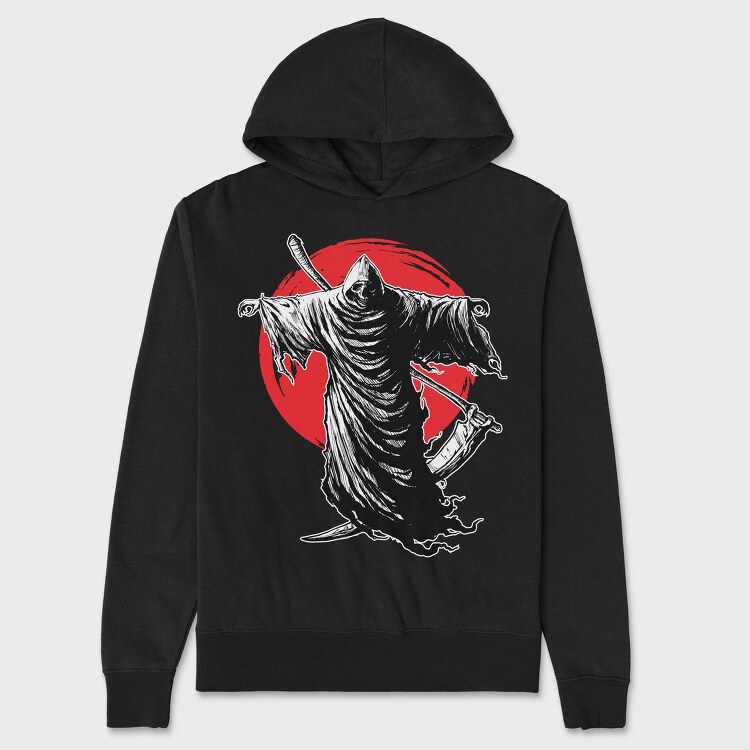 Grim Reaper Strike, Hanorac Oversize Barbati (Unisex)