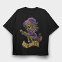 Halloween Witch Broom, Tricou Oversize Barbati (Unisex)