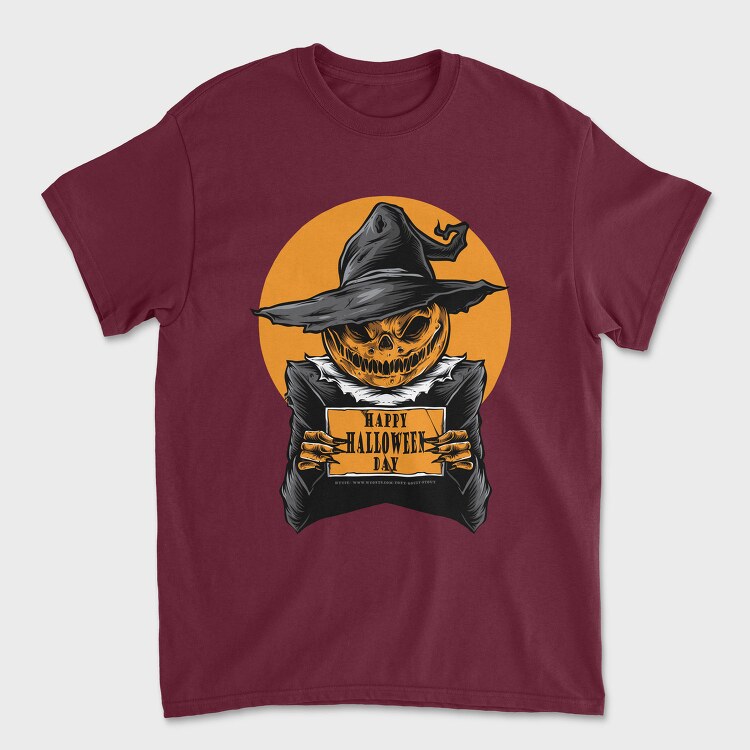Halloween Witch Skull, Tricou Barbati (Unisex)