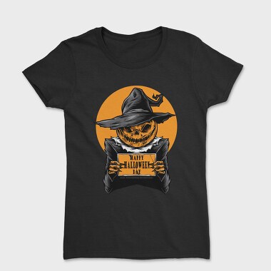 Halloween Witch Skull, Tricou Femei