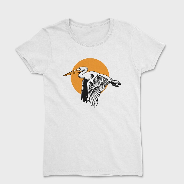 Heron Flight Sunset, Tricou Femei