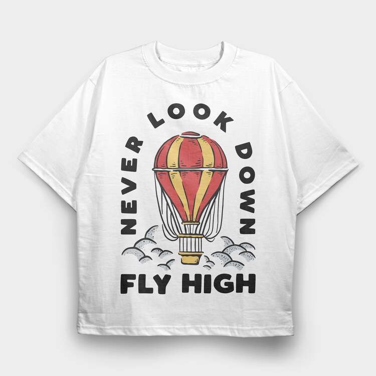 Hot Air Balloon Dreams, Tricou Oversize Barbati (Unisex)