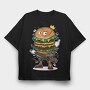 King Burger, Tricou Oversize Barbati (Unisex)
