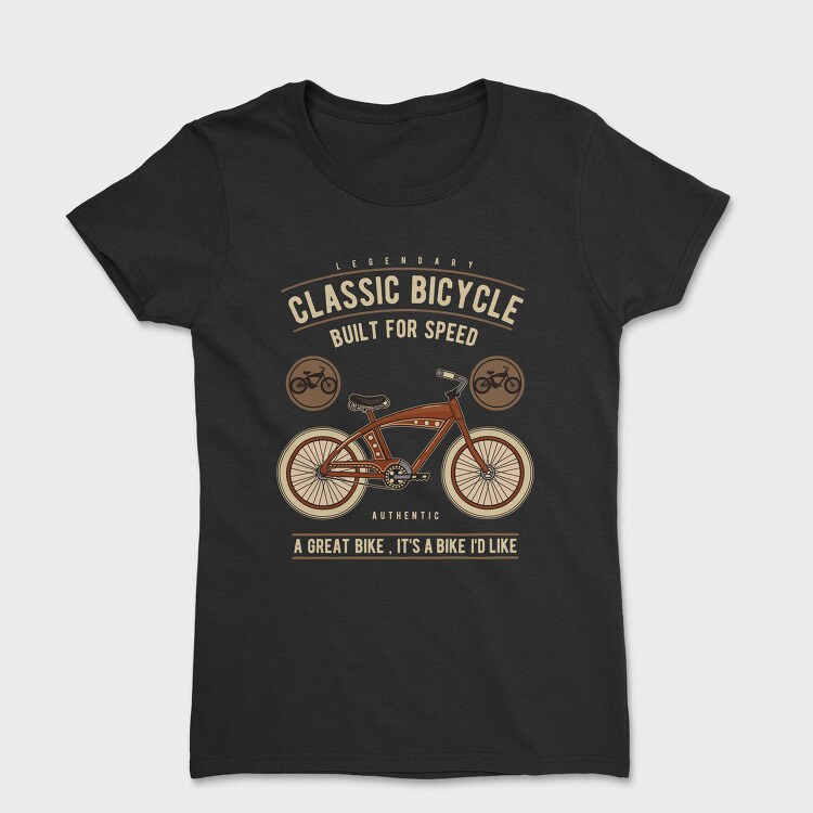Legendary Classic Bicycle, Tricou Femei