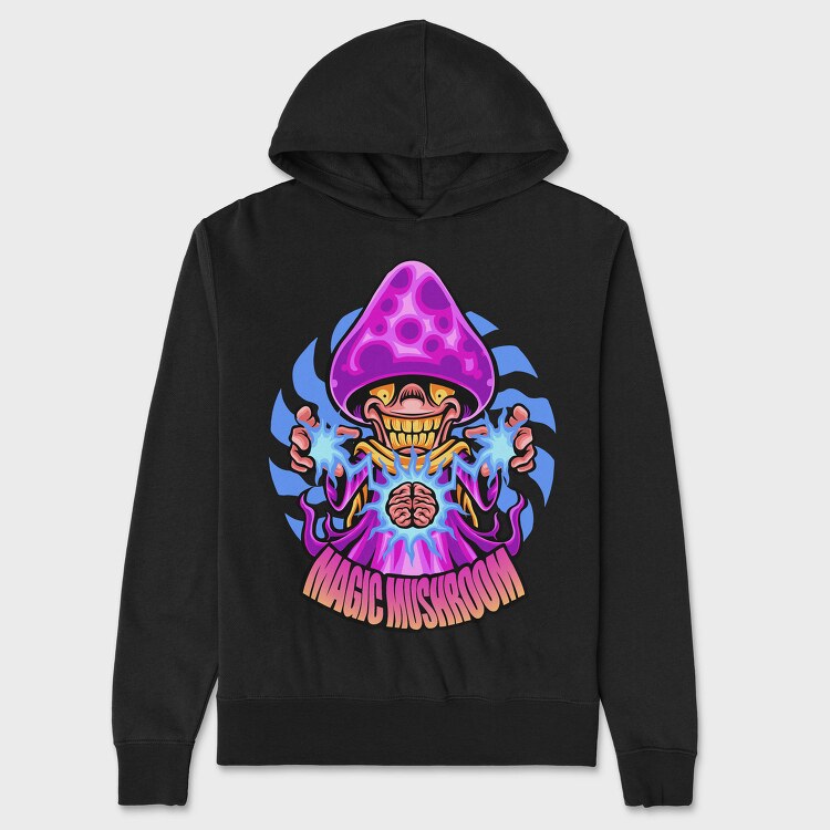 Magic Mushroom Brain Blast, Hanorac Oversize Barbati (Unisex)