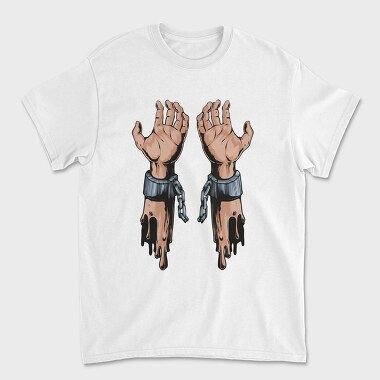 Metal Hands Dripping, Tricou Barbati (Unisex)