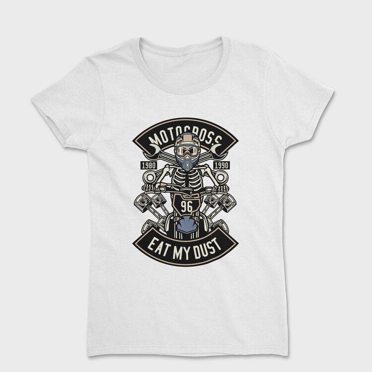 Motocross Skeleton Racer, Tricou Femei