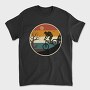 Mountain Bike Sunset, Tricou Barbati (Unisex)