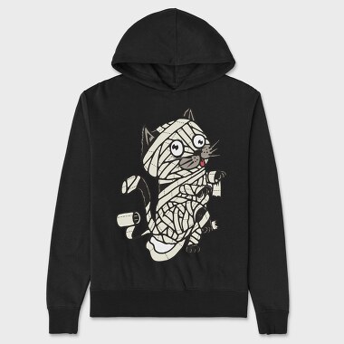 Mummy Kitty, Hanorac Oversize Barbati (Unisex)