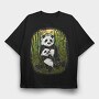 Panda Bamboo Paradise, Tricou Oversize Barbati (Unisex)
