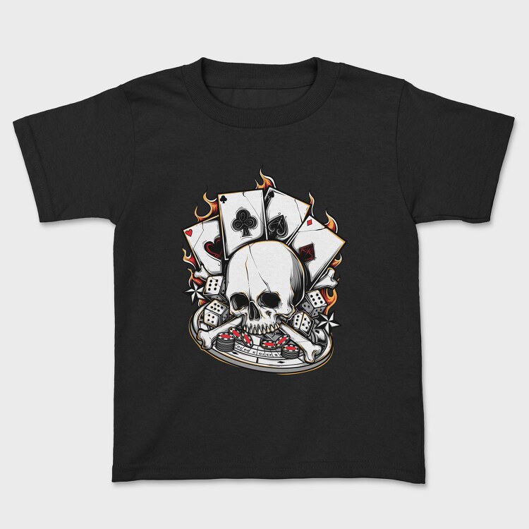 Poker Skull Bones, Tricou Copii