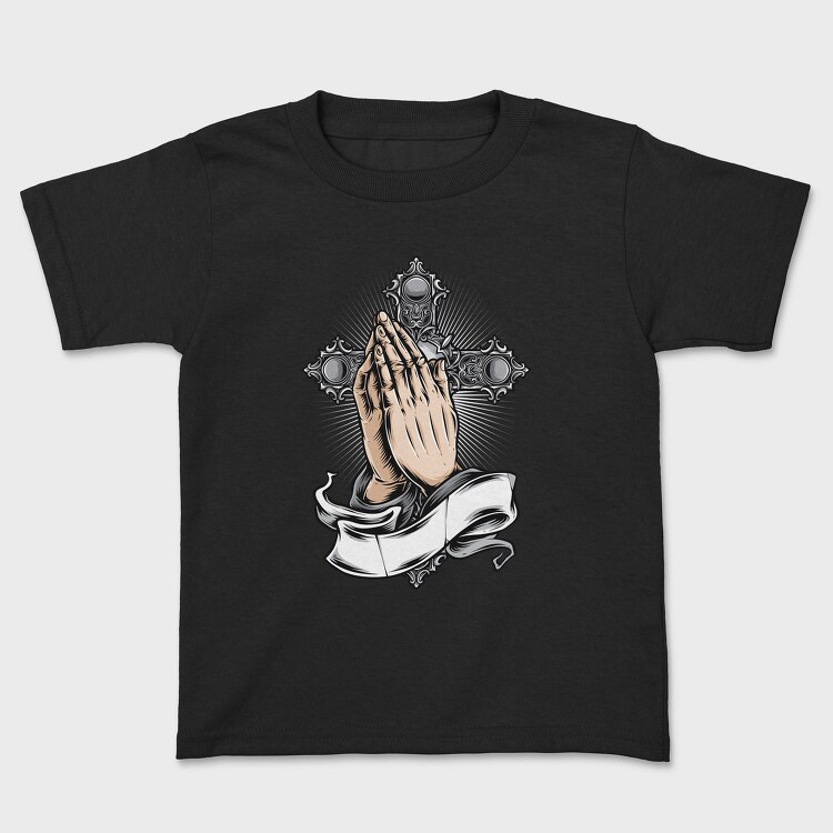 Praying Hands Cross, Tricou Copii