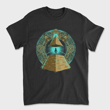 Pyramid Alien Portal, Tricou Barbati (Unisex)