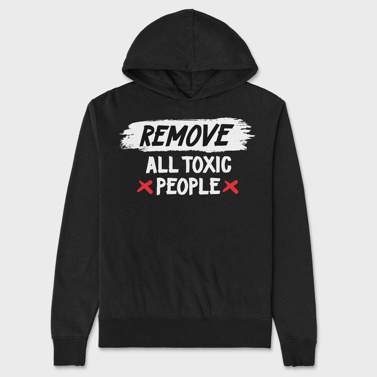 Remove Red Cross, Hanorac Oversize Barbati (Unisex)