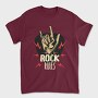 Rock On Rules, Tricou Barbati (Unisex)