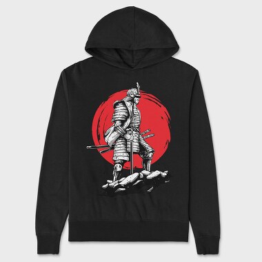 Samurai Warrior 1, Hanorac Oversize Barbati (Unisex)