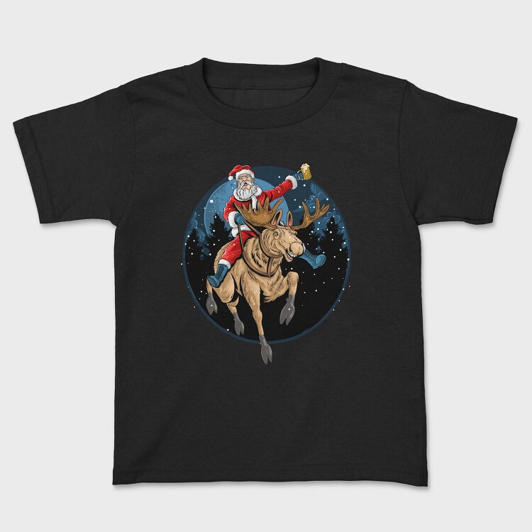 Santa Moose Ride, Tricou Copii