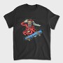 Santa Skateboarding, Tricou Barbati (Unisex)
