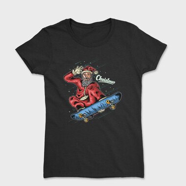 Santa Skateboarding, Tricou Femei