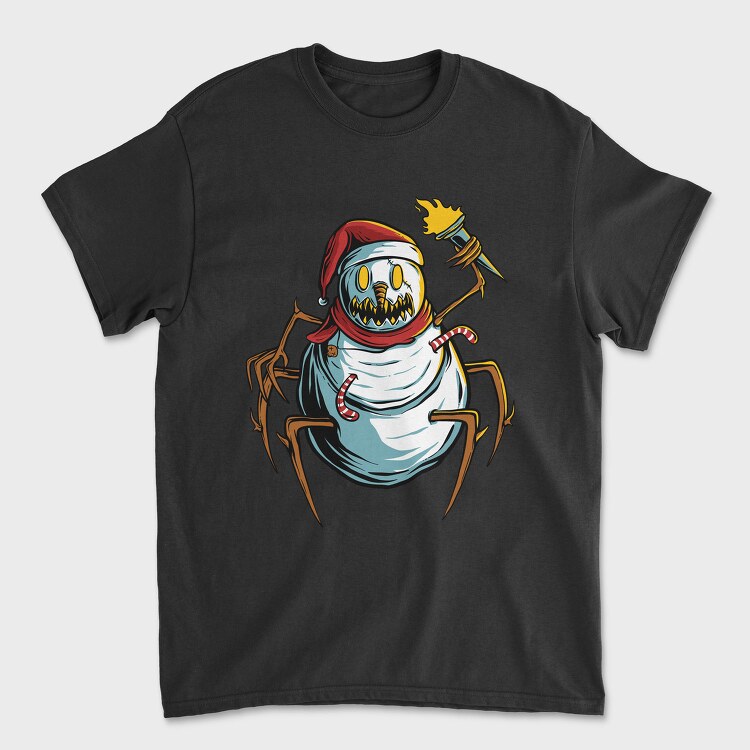 Santa Skull Nightmare, Tricou Barbati (Unisex)