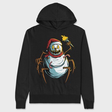 Santa Skull Nightmare, Hanorac Oversize Barbati (Unisex)